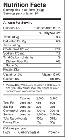 Pearl Islands Nutritional Info Pearl Islands Nutritional Info